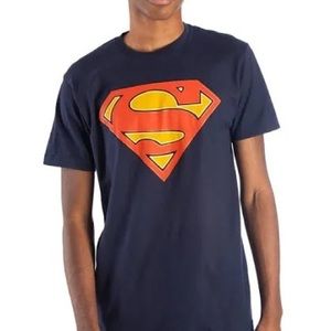 M Superman Navy Blue T Shirt
